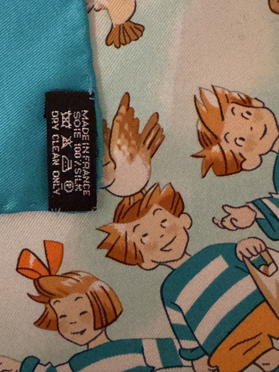 Hermès Foulard & Sciarpe: Hermès carré 90 Les Triplés – Nuovo (secondo la descrizione) da Genève venduto da Allisgood 2