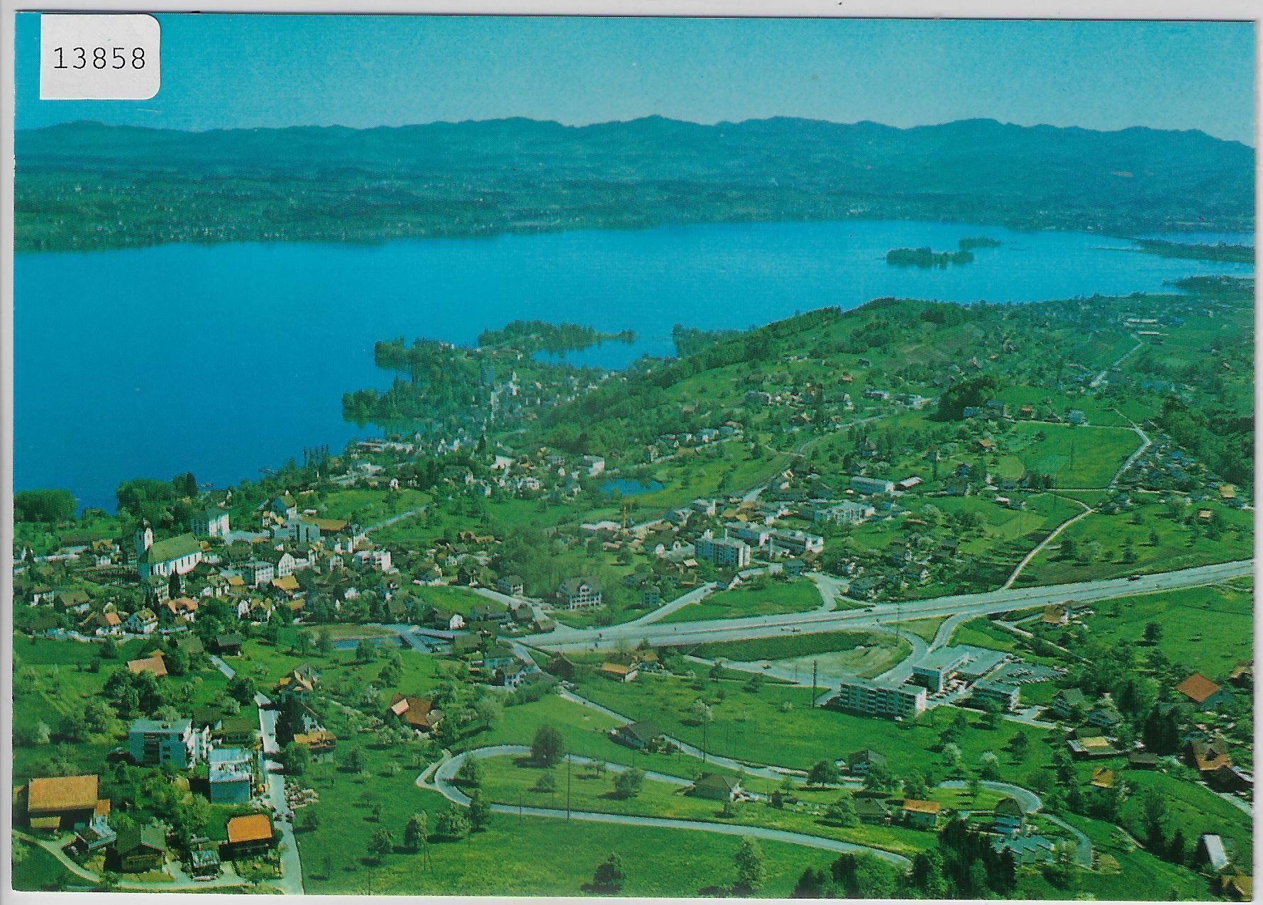 Cartoline postali: Flugaufnahme Wollerau SZ – Antico da Ettingen venduto da Kartenplanet