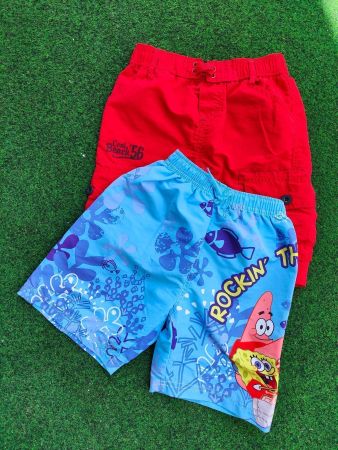 Sport-  Badehose Nickelodeon Grösse 116/122 rote Hose Gratis