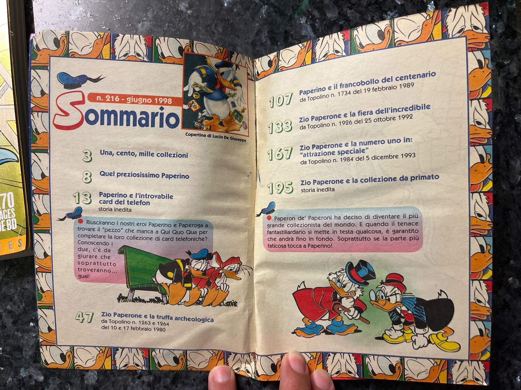 Fumetti: Comic Paperino Nr. 216 Giugno 1998 gebraucht – Usato da Goldach venduto da SSRConzept 1