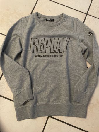 Replay Sweatshirt Gr. 168Grau – Top Zustand!