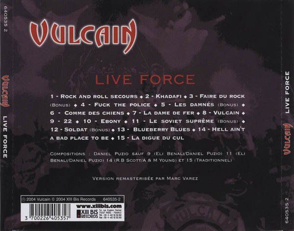 CDs: Vulcain – Live Force – Gebraucht aus Gingins von Demonseed 1