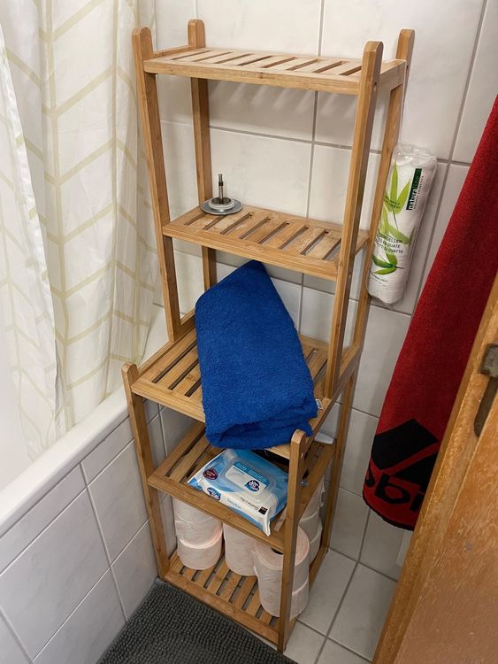 Holzregal Badezimmer, Regal | Kaufen auf Ricardo