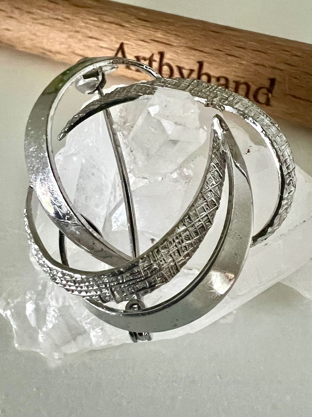 Broschen & Nadeln: VINTAGE KORDES & LICHTENFELS SILBER 800+MP BROSCHE – Gebraucht aus Ruswil von artbyhand 4