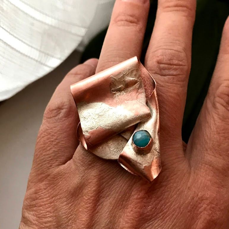 Altri gioielli: Collana giada + anello rame e larimar – Usato da Breganzona venduto da mas_tv72 3