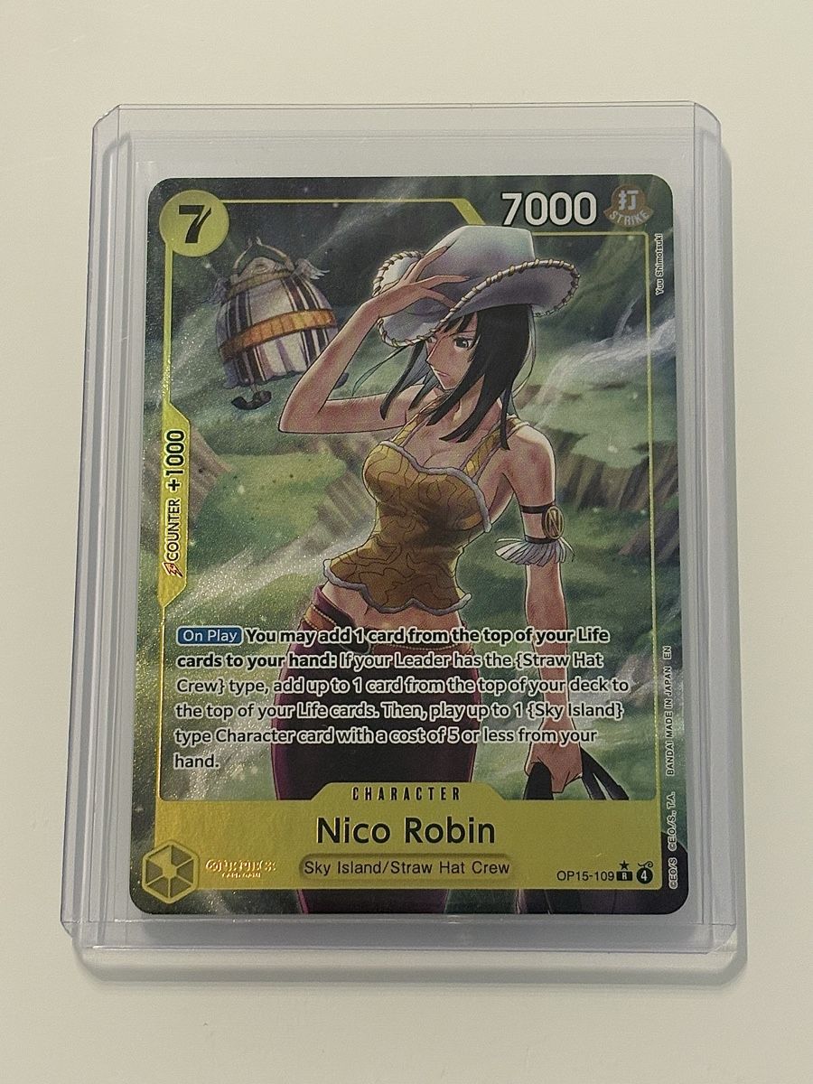 Bandai Carte collezionabili: One Piece TCG - Nico Robin OP15-109  – Nuovo (secondo la descrizione) da Pieterlen venduto da Mira_o7