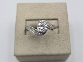 Ring Silber 925 Zirkonia Gr. 54