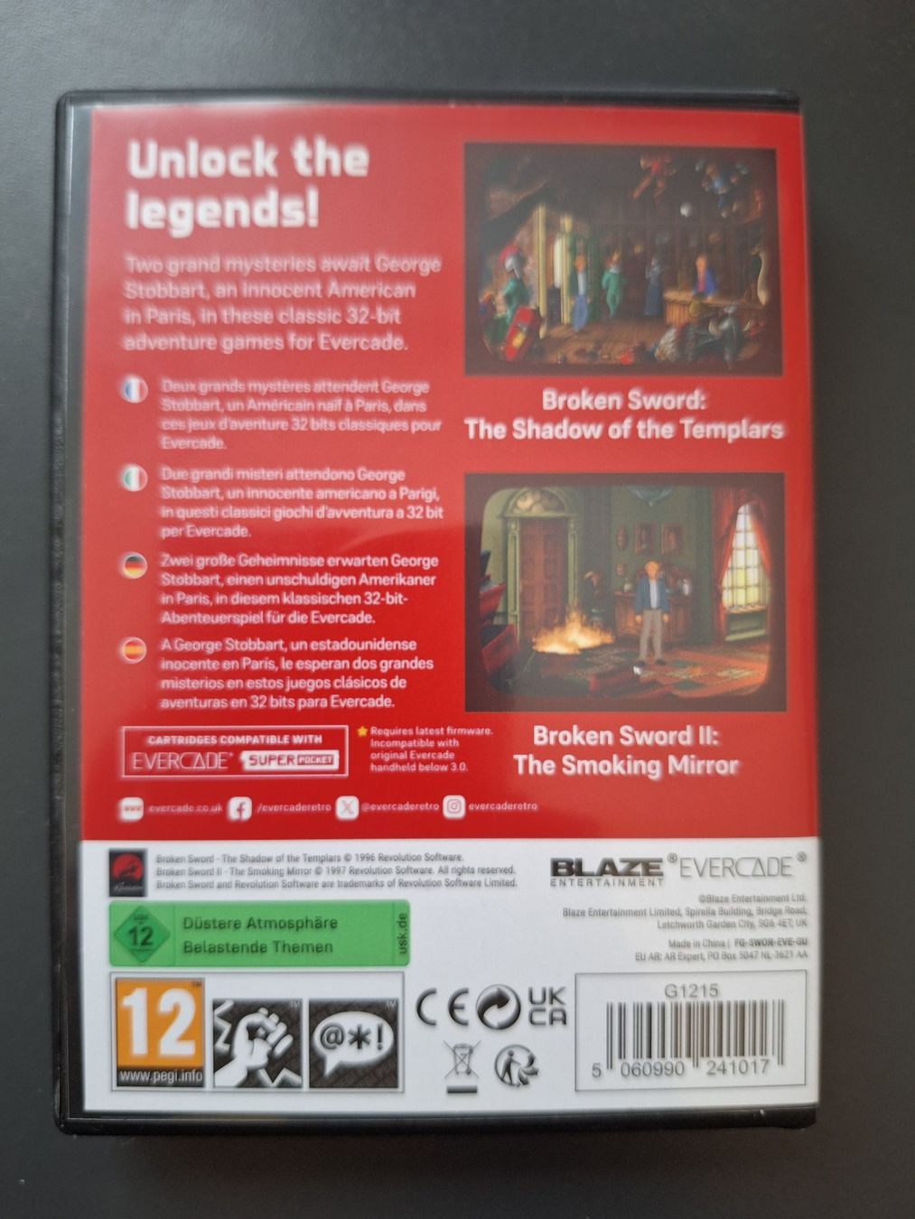 Evercade Giochi: Evercade Broken Sword Collection – Usato da Massagno venduto da Lseric 1