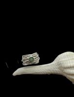 Opalring Silber Handmade