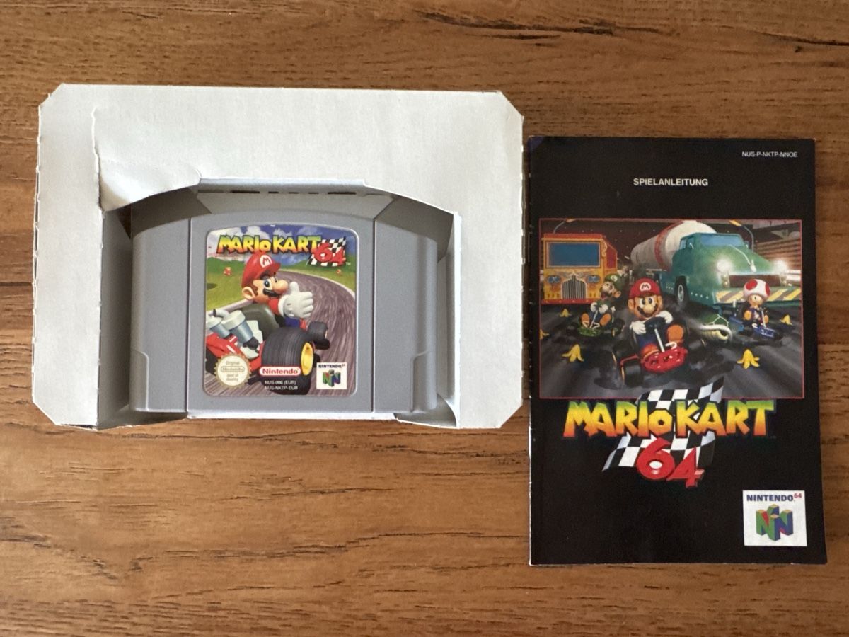 Nintendo Giochi: Nintendo 64 Mario Kart ovp PAL Version – Usato da Lenzburg venduto da eyworld 2