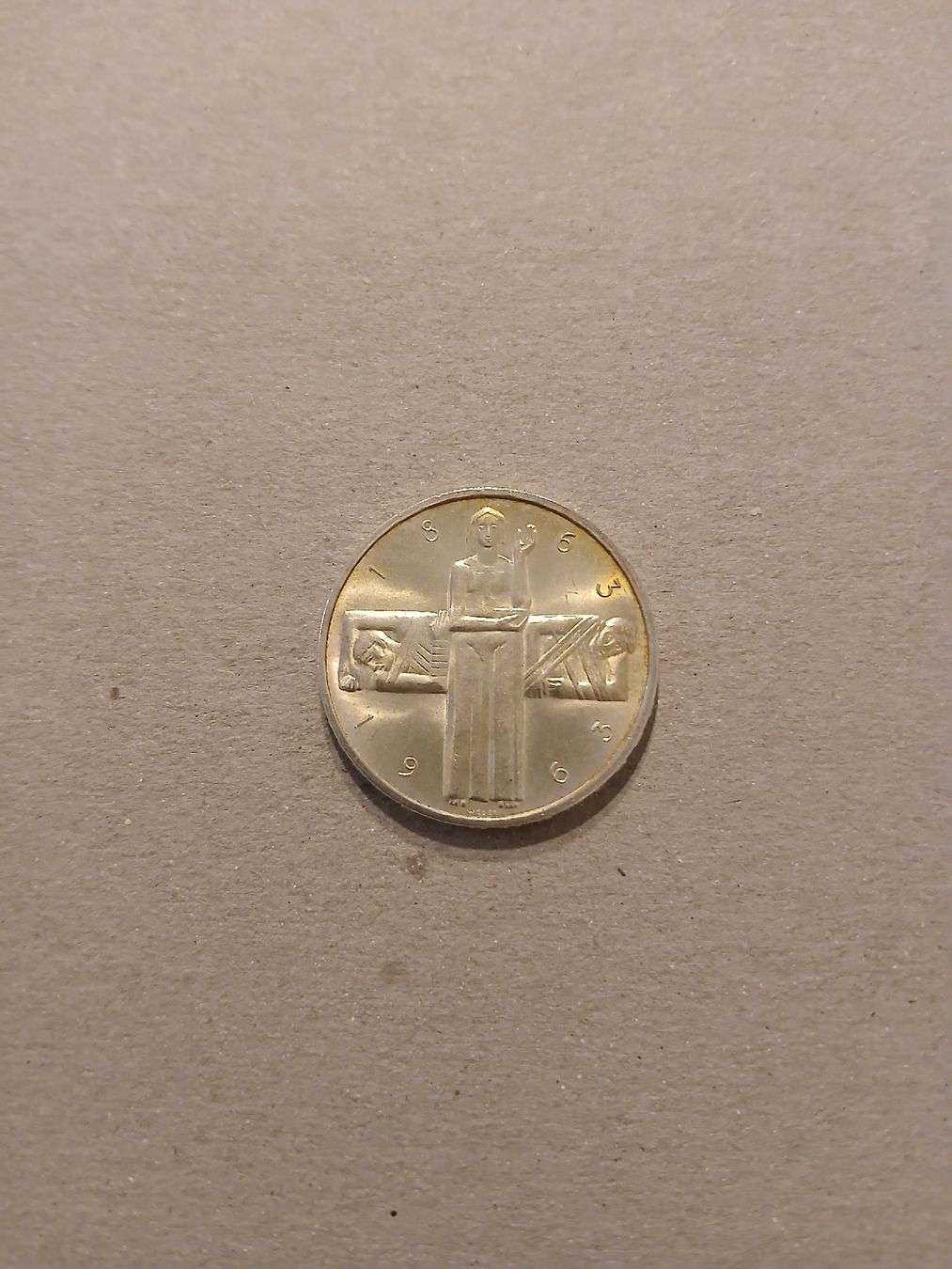Pièce de monnaie 5 francs suisse 1963 en argent (Gebraucht) in Marly ...
