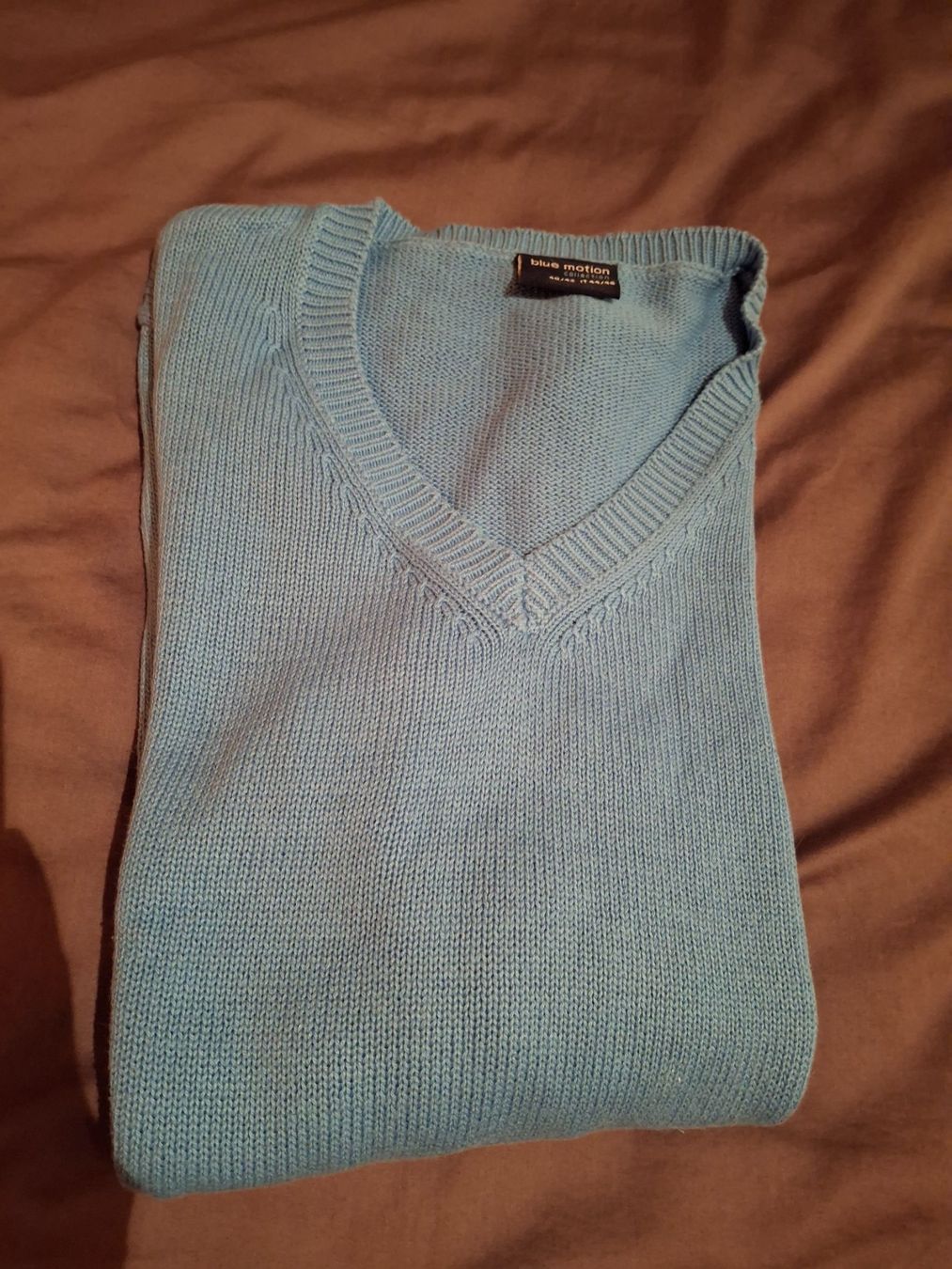 Maglioni & Felpe: Pull col en V taille 40/42 50% coton marque Blue Motion – Usato da Villiers venduto da san_jn5w 6