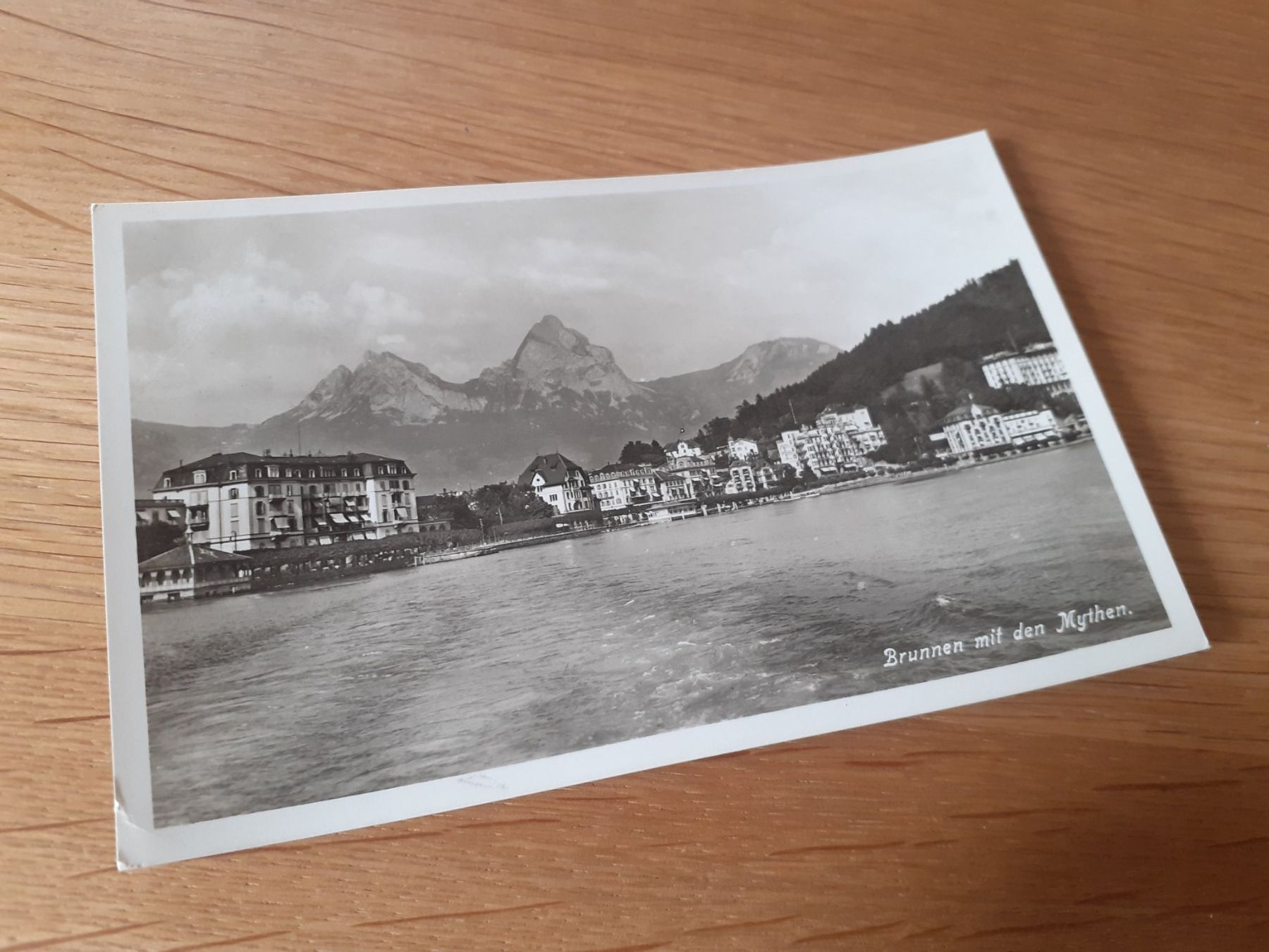 Cartoline postali: BRUNNEN mit den MYTHEN - 1929 – Usato da Winterthur venduto da Ornyx7