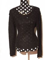 Pull en maille avec sequins