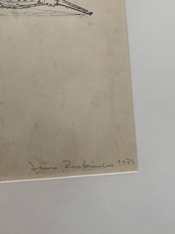 Dipinti: Irene Zurkinden dessin original – Usato da Montreux venduto da Barber_Swiss_Vintage 3