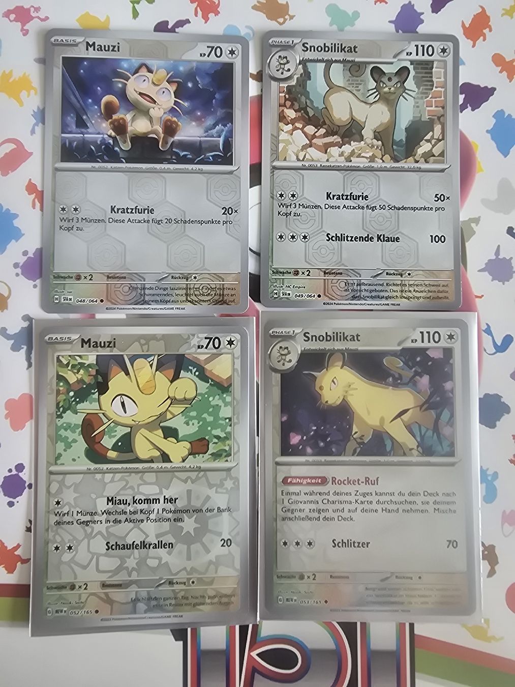 Pokémon Carte collezionabili: Pokémon Mauzi & Snobilikat Reverse Holo, DE – Nuovo (secondo la descrizione) da Pfäffikon SZ venduto da gmw_8nk9