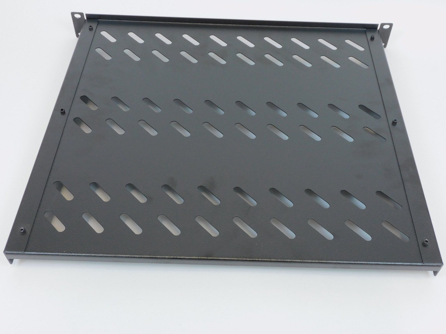 Racks & Cavalletti: DIGITUS 19" Fachboden schwarz – Nuovo e nell'imballaggio originale da Schaffhausen venduto da Restwert_SH 2