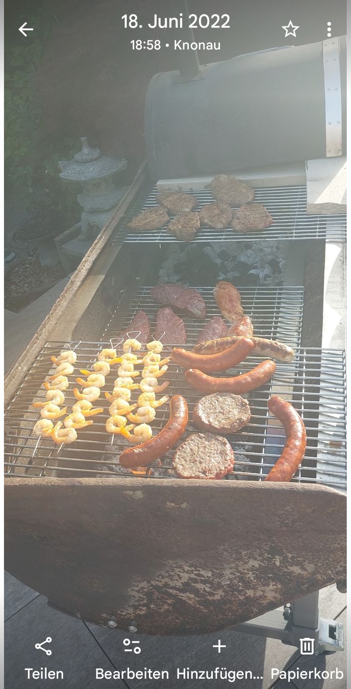Griglie: Grill Baggerschaufel mit untergestell – Usato da Knonau venduto da Roli1974 3