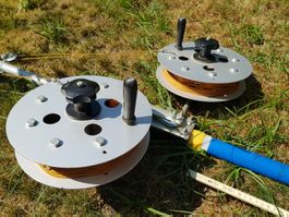 Schleppmast mit 2 Rollen Schleppfischen Stucki Thun