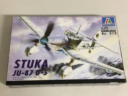 plastic model kit scale 1/ 72 ITALERI N 070 STUKA JU-87 D-5