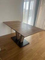 Ausziehbarer Esstisch 160240 × 90 cm  Holzoptik / Schwarz