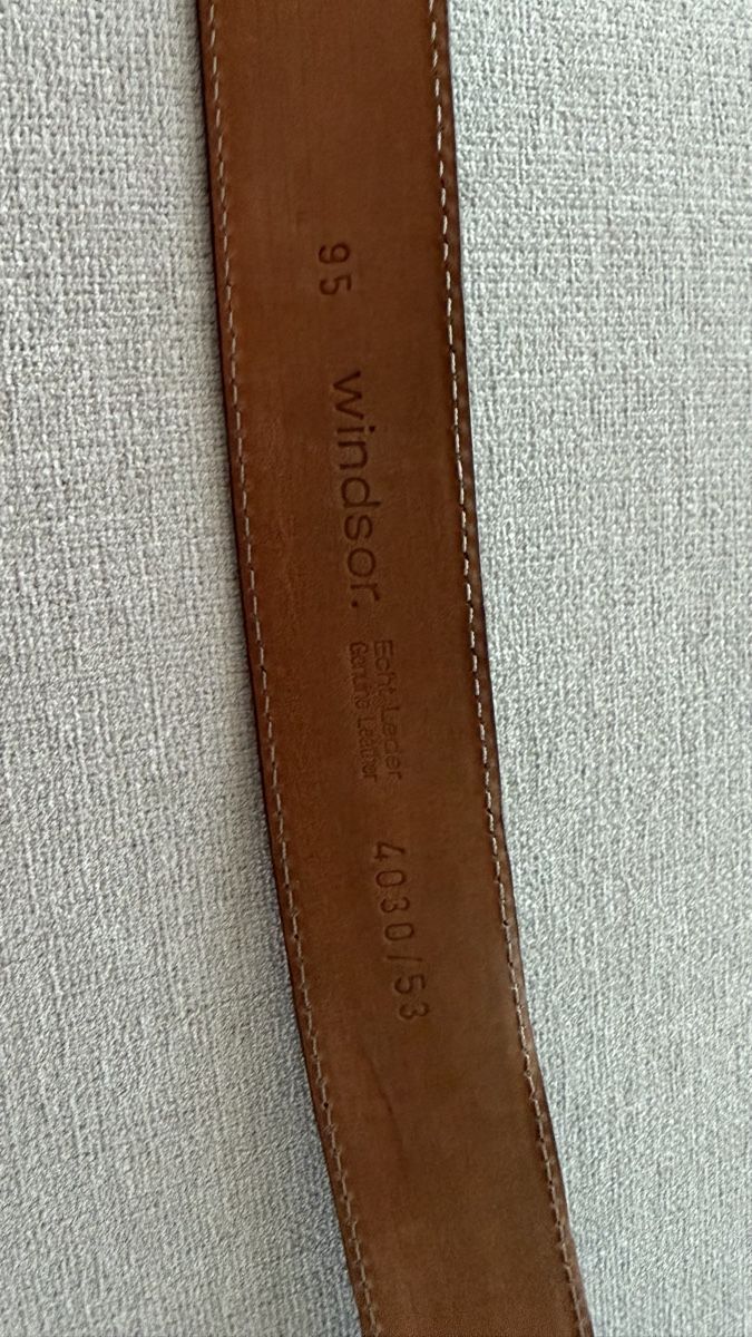 Windsor Gürtel: Gürtel Windsor braun Leder Grösse 95 – Gebraucht aus Güttingen von Annuschka17 1