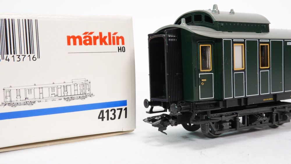 c1 Märklin 41371 K.Bay.Sts.B Gepäckwagen grün | Kaufen auf Ricardo