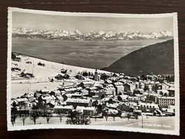 SAINTE-CROIX / STE-CROIX et les Alpes en hiver, 1952