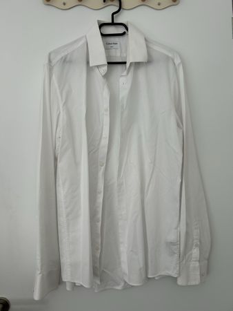 Herren Hemd Calvin Klein weiss Grösse 42 top zustand