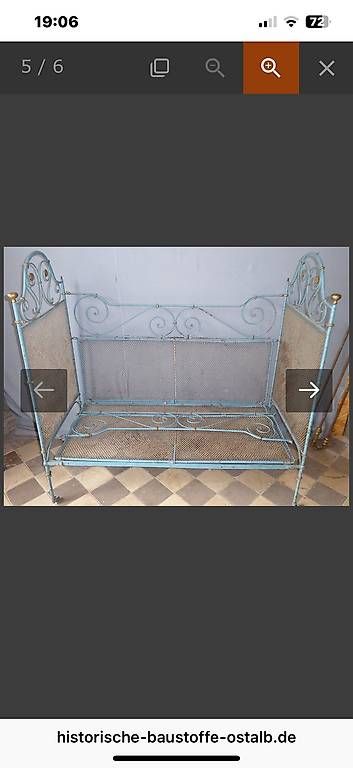 Betten: Kinderbett Metall,Sofa – Gebraucht aus Biberstein von cocodico 1
