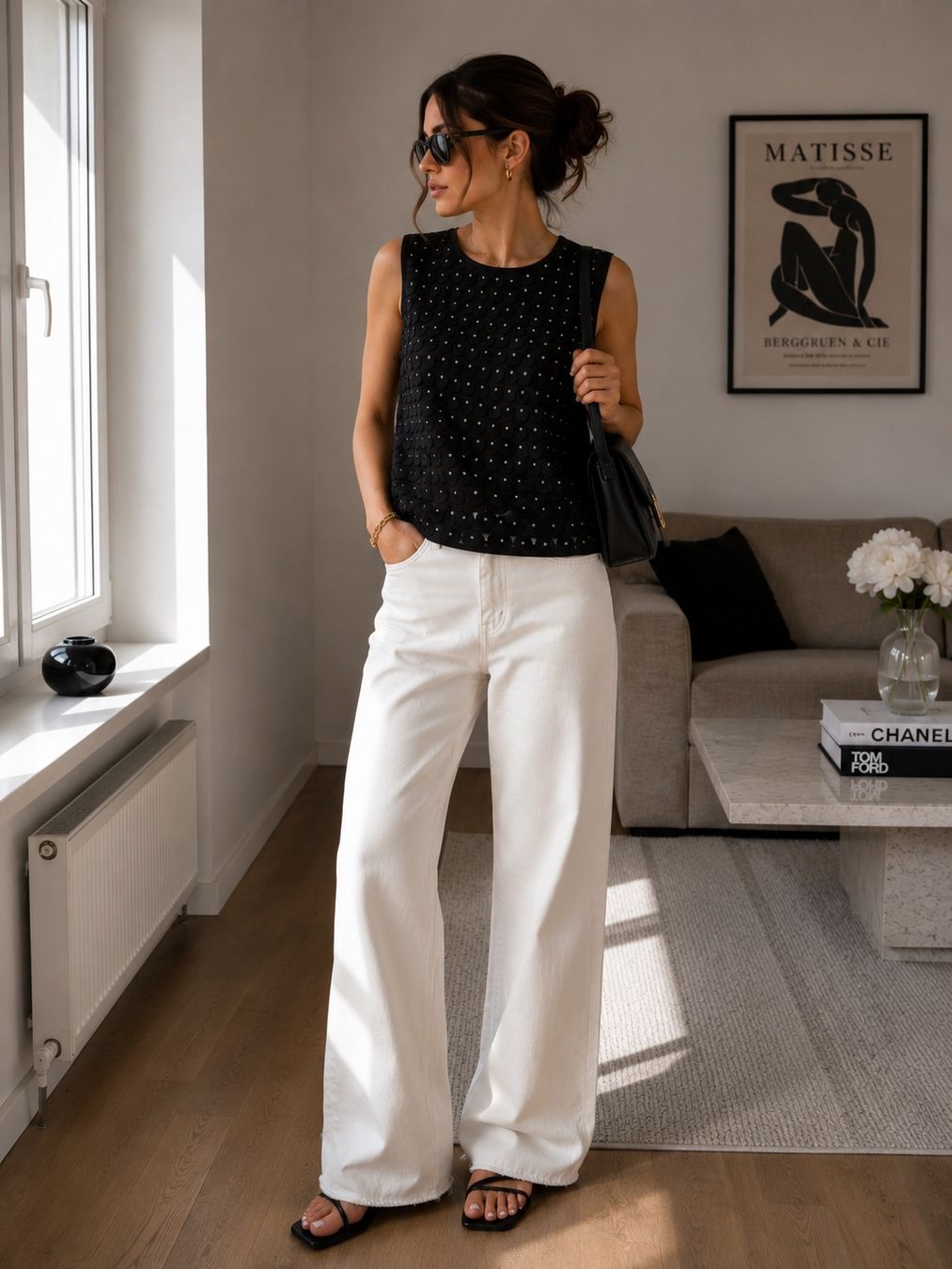 Armani Tops: Armani Exchange Top Gr. S Dunkelgrau mit Zierdetails – D'occasion à Wallisellen par Lan_82sz 1
