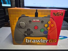 Retro Fighters Brawler64 Gamepad fuer N64 Neu