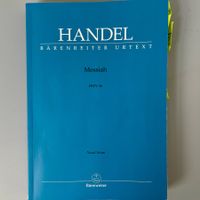 Messiah v. Händel Klavierauszug gebraucht Bärenreiter Urtext