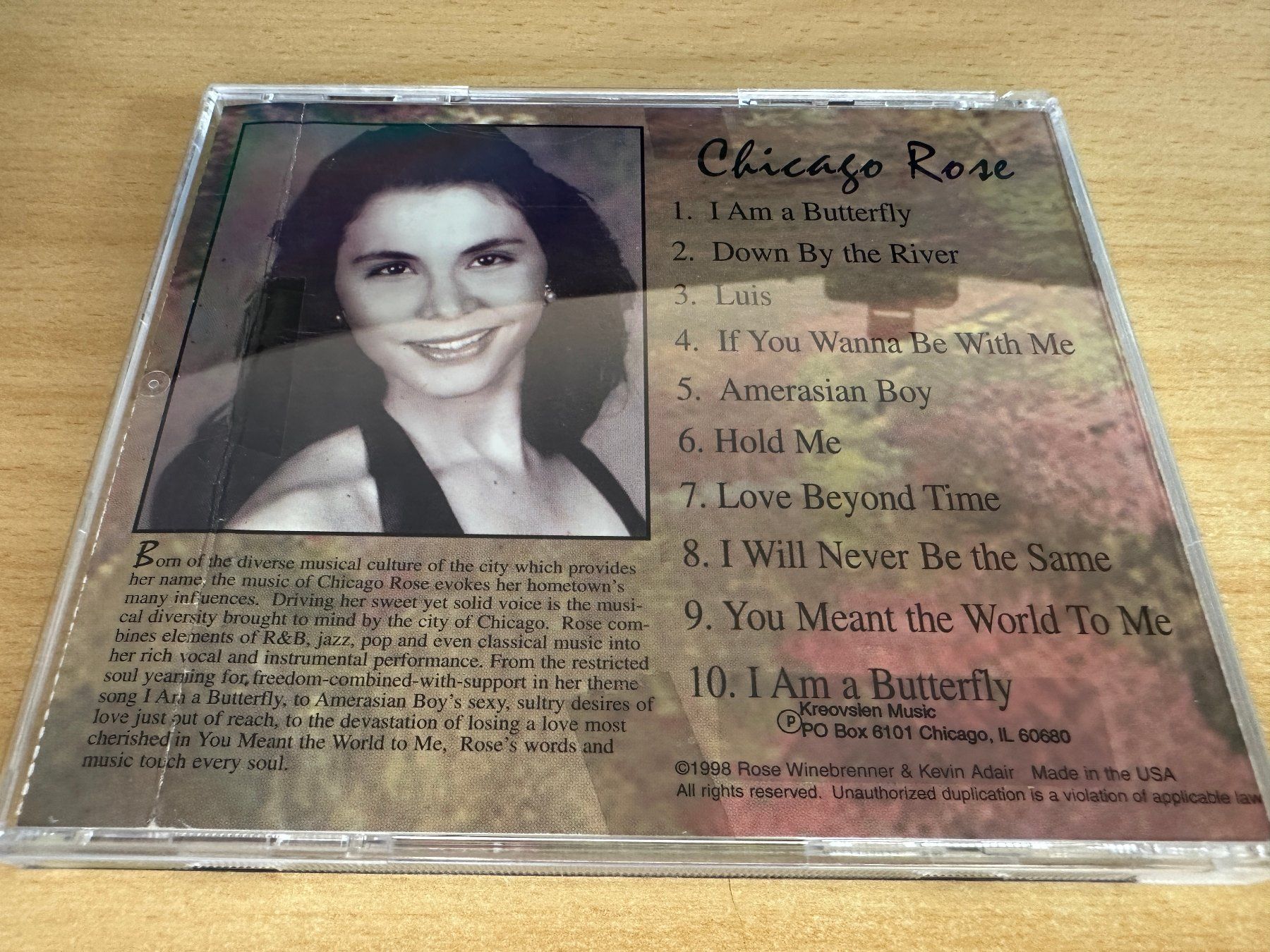 CDs: Chicago Rose - I Am a Butterfly – Gebraucht aus Rikon im Tösstal von Alpenmutz 1