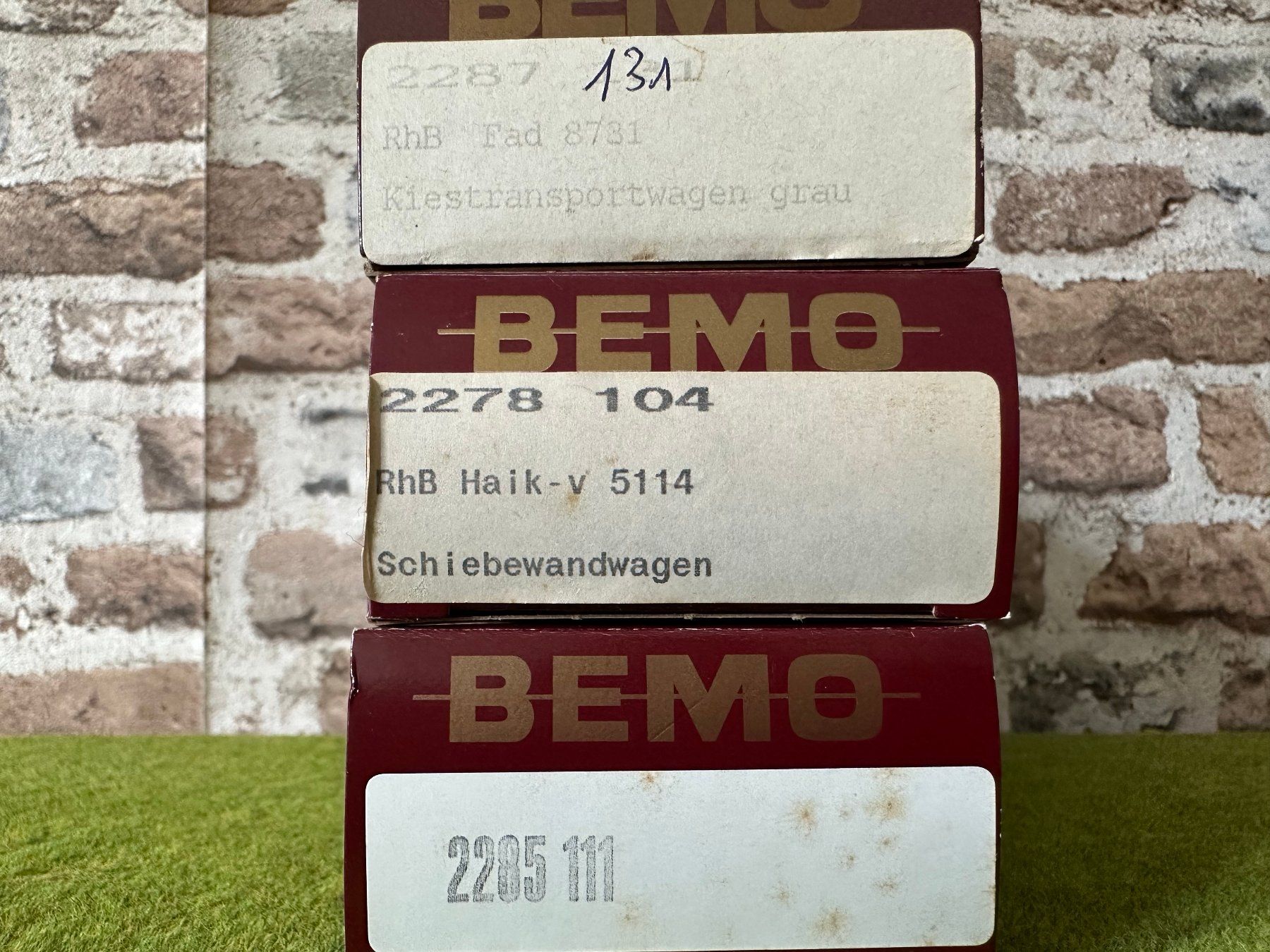 Bemo Modellini di ferrovie: Bemo RhB  3 Güterwagen – Nuovo (secondo la descrizione) da Pfaffnau venduto da Rex2603 1