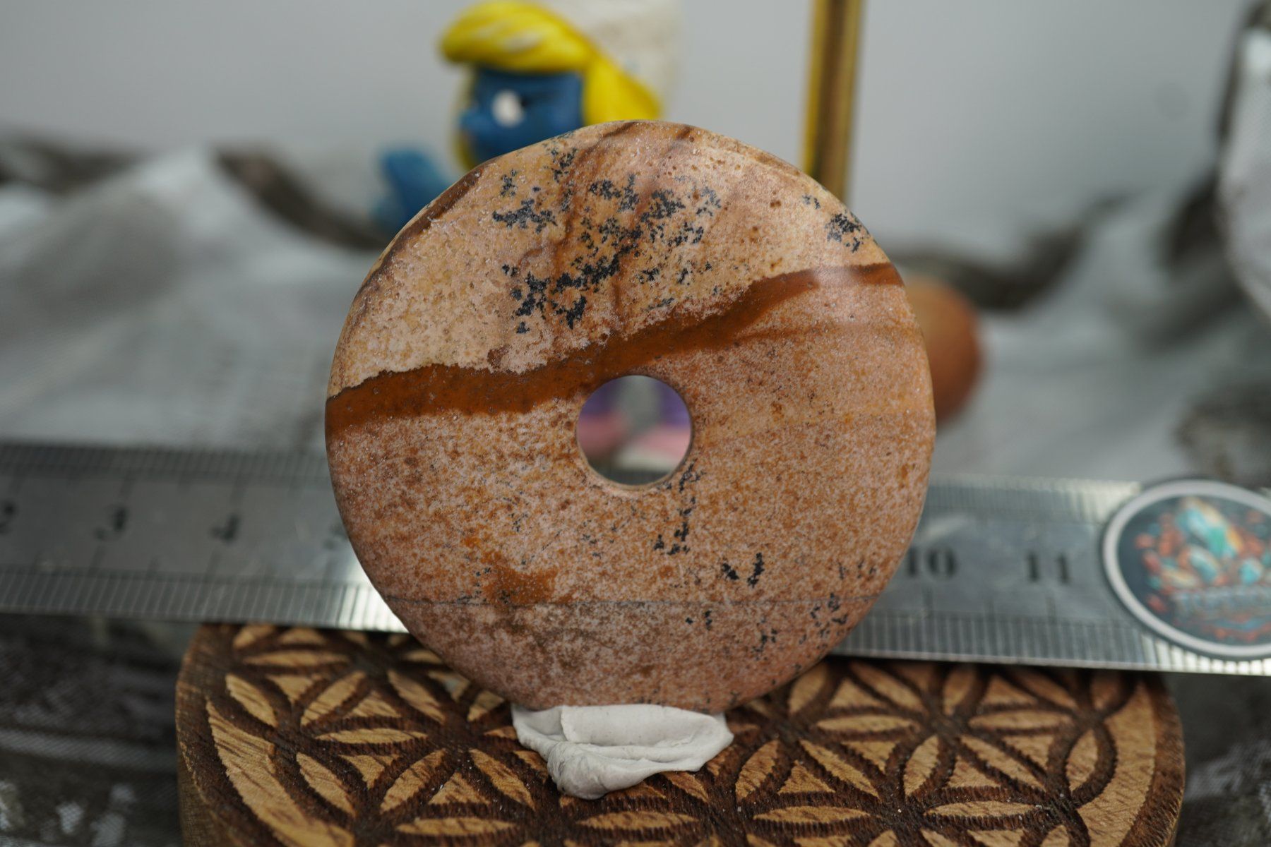 Mineralien & Heilsteine: Landschaftsjasper Pi  Scheibe  ca45mm    ab  1.-     Räumung – Neu und originalverpackt aus Eschenbach SG von topstone 5