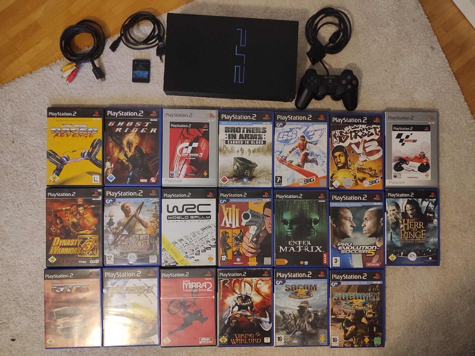 Sony Konsolen: PS2 (SCPH-39004) + 20 games  – Gebraucht aus Bougy-Villars von Vogue