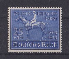 Deutsches Reich 1939: Deutsches Derby ** - Kat. 80.--