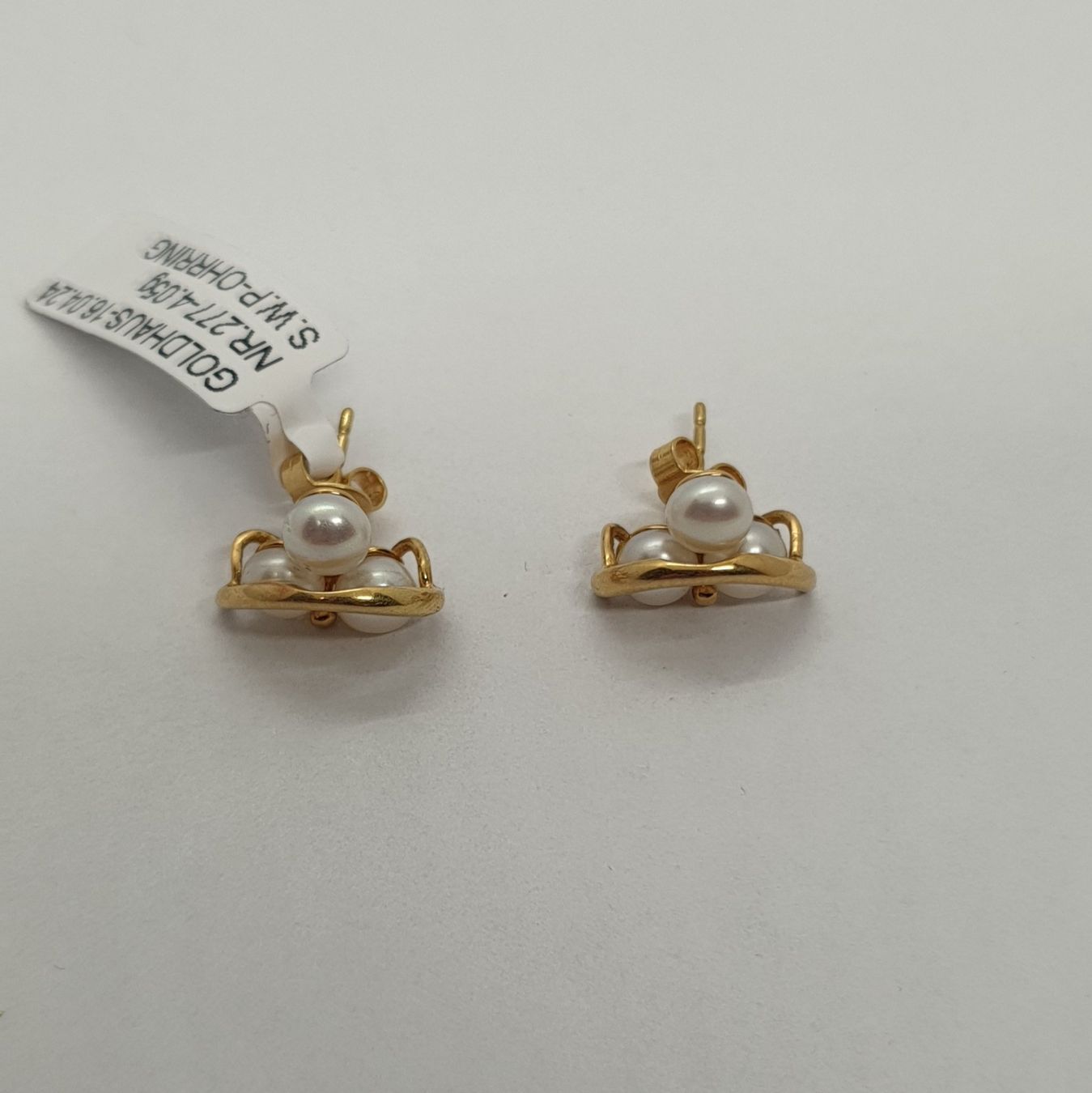 Ohrringe & -stecker: Echt 18K Gold - S.W.P Ohrstecker – Gebraucht aus Luzern von Luzern-Goldhaus 2