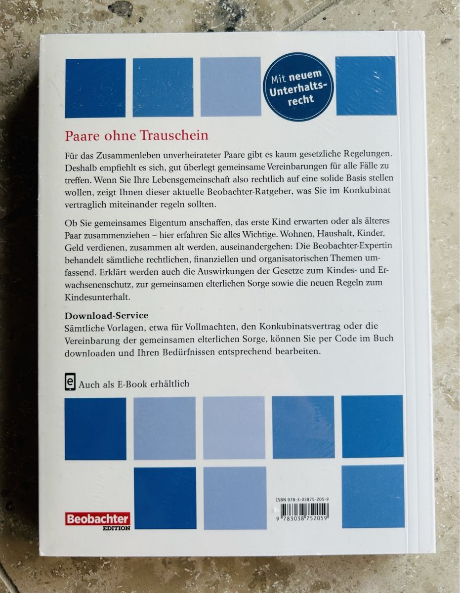 Libri: PAARE Ohne Trauschein - Buch - NEU – Nuovo e nell'imballaggio originale da Zürich venduto da diva1972 1