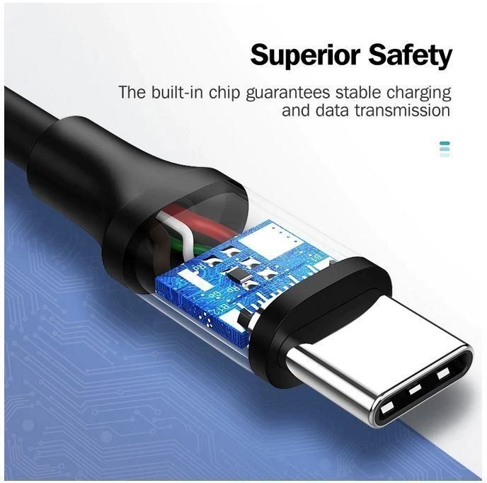 Cavi: USB-C/USB-C Kabel, 60W/3A, schwarz, 50cm – Nuovo e nell'imballaggio originale da Sursee venduto da thjentzsch 1