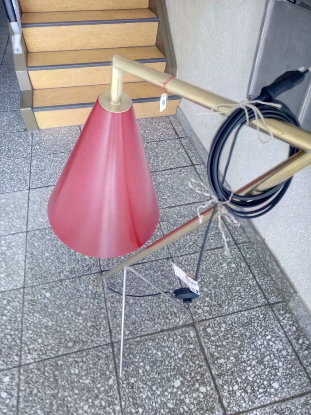 Lampade: Mid- Century Designer Ambiente Lampe Rot – Usato da Zürich venduto da edi_c2m6 7
