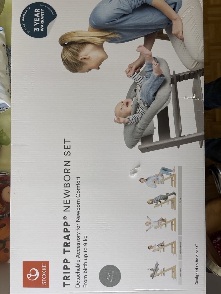 Stokke Seggioloni: Stokke Tripp Trapp Newborn Set Gris – Nuovo (secondo la descrizione) da Nyon venduto da yan_qkq2 4