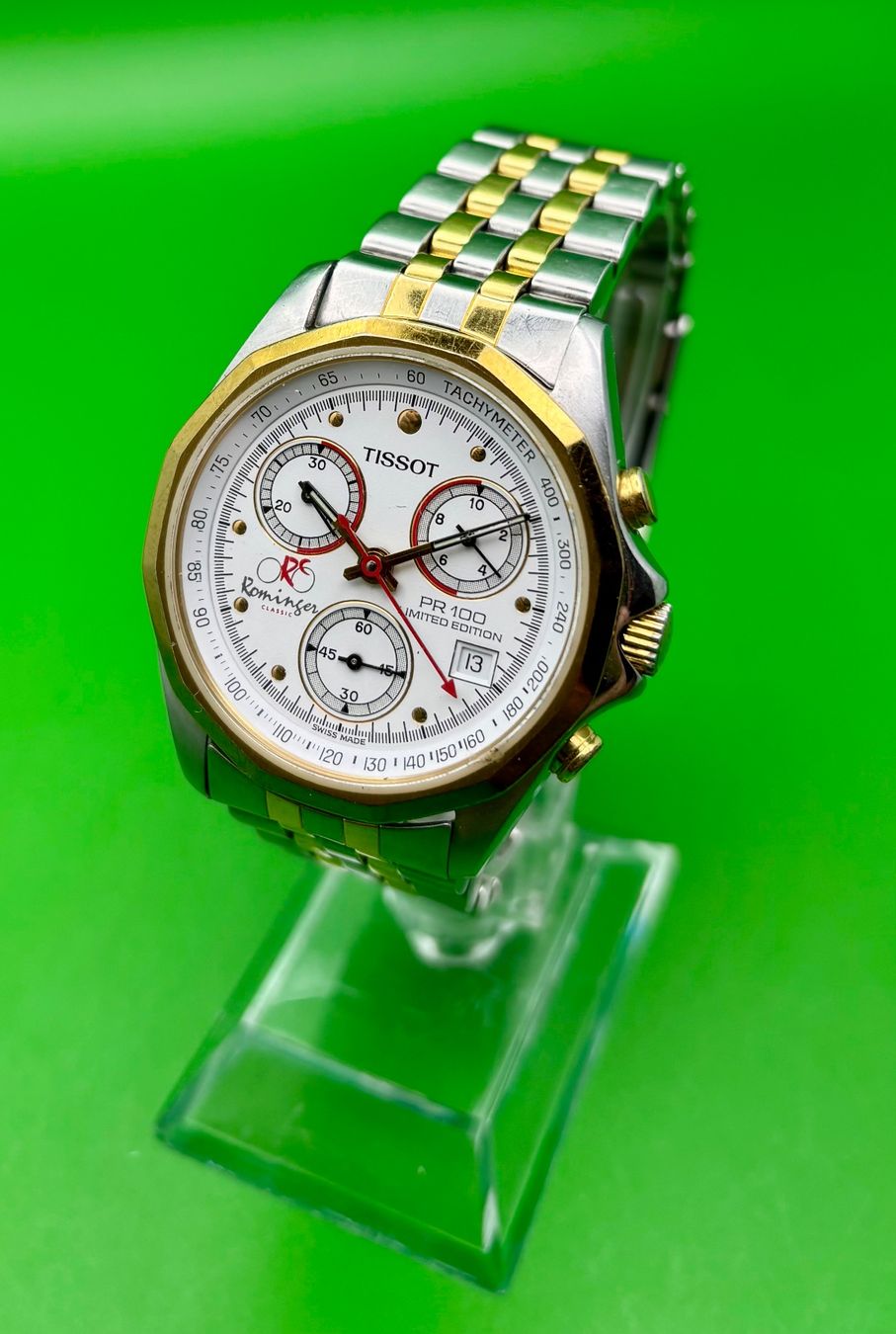 Tissot Orologi: TISSOT PR 100 CHRONOGRAPH ROMINGER CLASSIC – Usato da Rorschach venduto da ZeitWerk.10 6