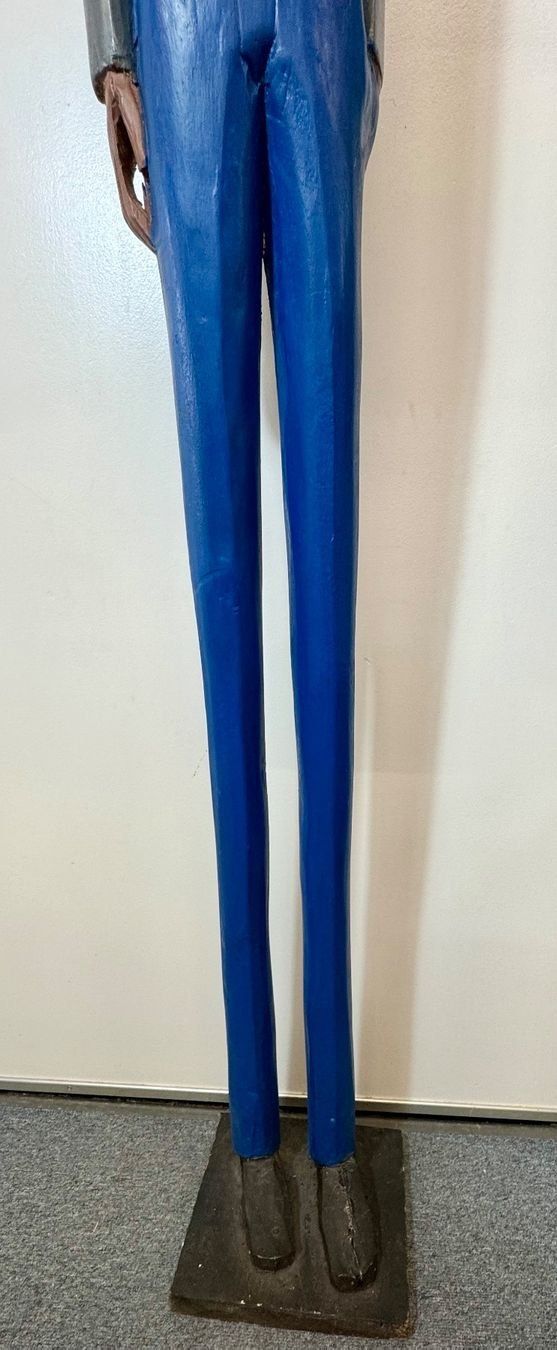 Figuren: Kolonialfigur Statue, Figur, 180cm Boulé Mann, Holzfigur – Gebraucht aus Affoltern am Albis von Birdy8910 6