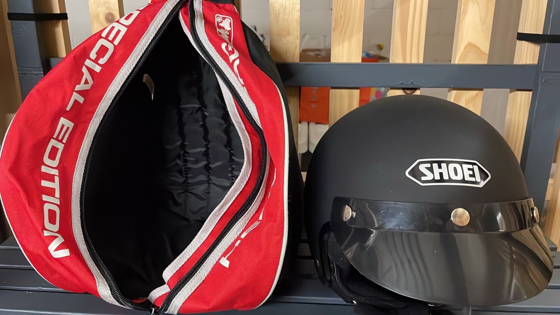 Shoei Caschi & visiere: Shoei Jet-/Open-Face-Helm , mattschwarz – Nuovo (secondo la descrizione) da Flawil venduto da Pirar 1