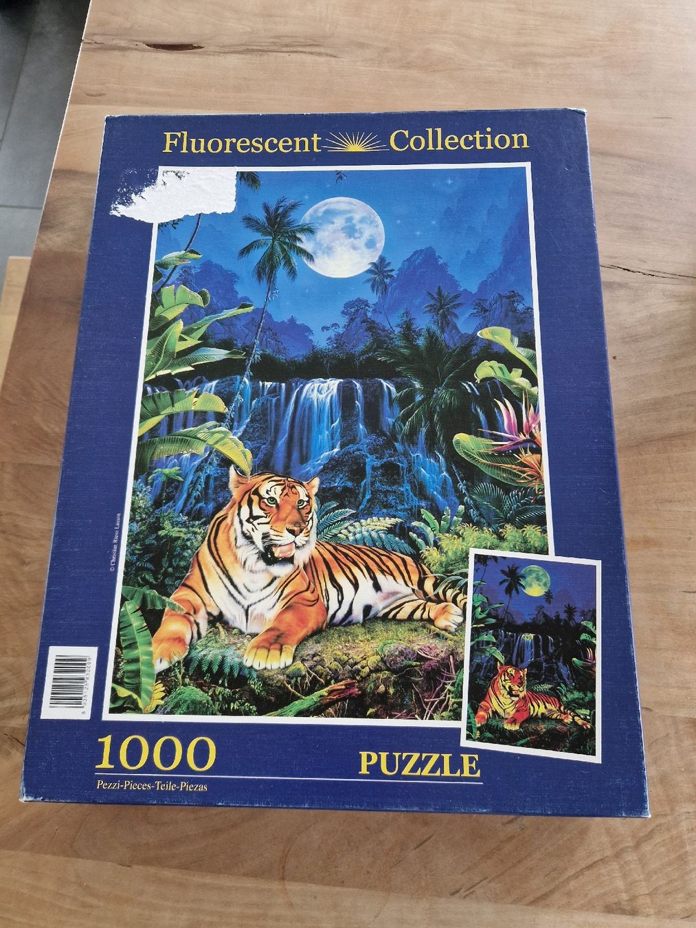 Puzzle: Tiger Puzzle 1000 Teile, Fluoreszierend – Usato da Unterägeri venduto da Aegericity