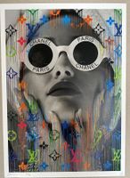 Death: Girl mit Chanel Brille, POP Art, signiert 7/100