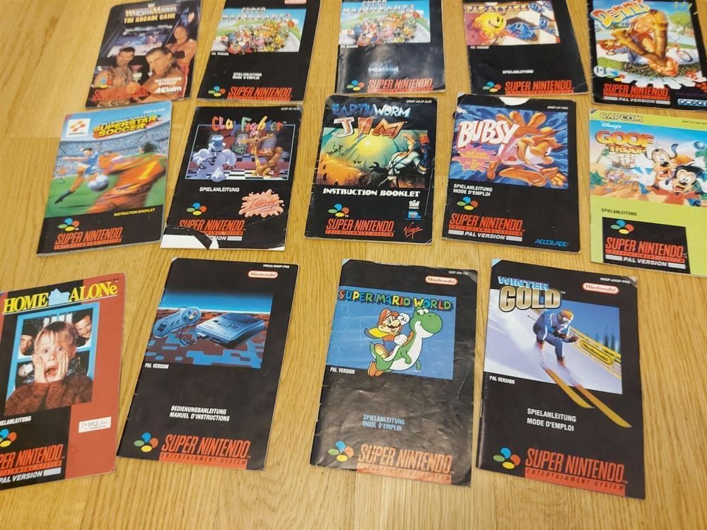 Giochi: 32 Spielanleitungen Super Nintendo SNES – Usato da Aarau venduto da Kaesekuchen2000 1