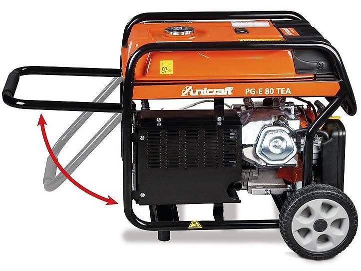 Generatori di corrente: UNICRAFT PG-E 80 TEA SYNCHRON-STROMERZEUGER BENZIN – Nuovo e nell'imballaggio originale da Rüthi (Rheintal) venduto da Toptool-2 1